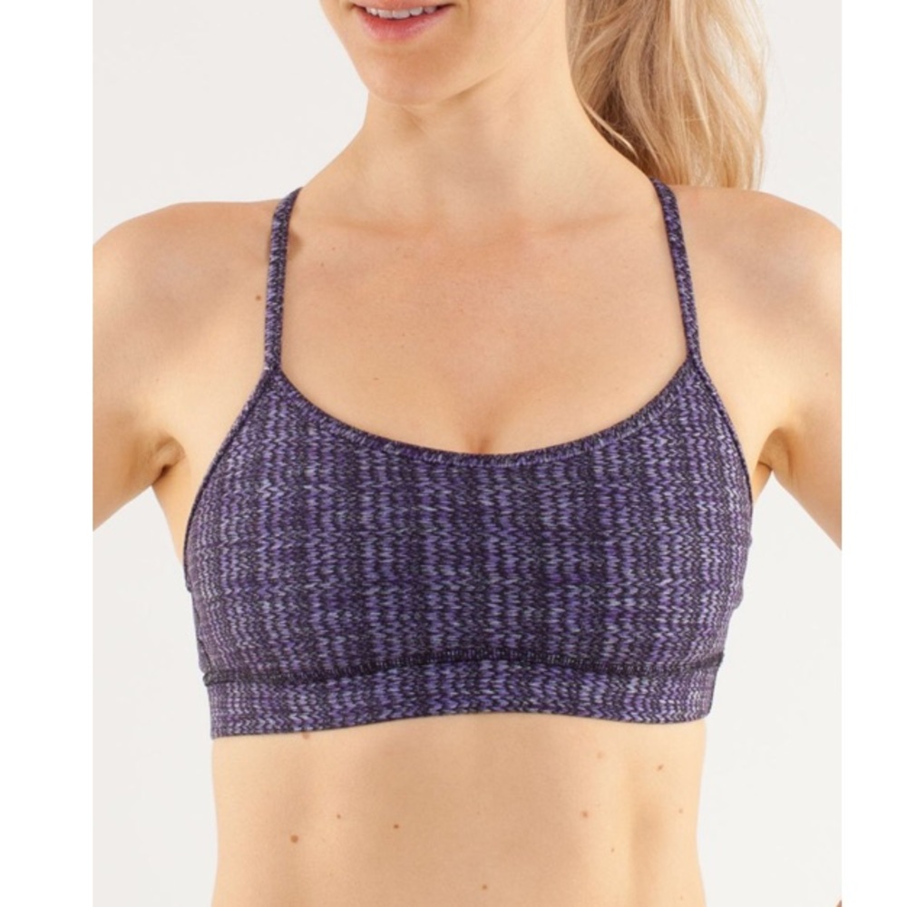 Lululemon | Purple Flow Y Bra IV Ziggy Wee Caspian